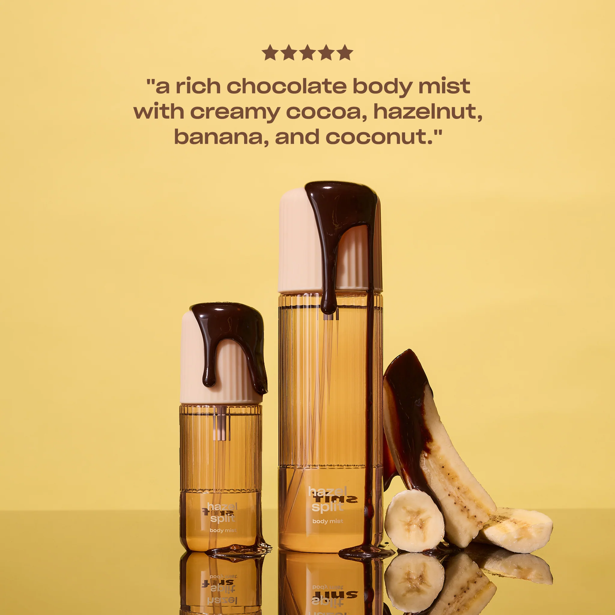 HAZEL SPLIT - HAZELNUT CHOCOLATE BANANA BODY MIST - Image 5